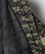 PALEDUSK×AIVER カモボロ3WAYフードシャツ