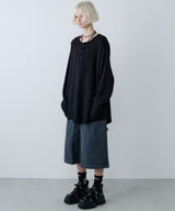 AIVER ヘビーワッフルモンスターL/S TEE