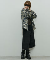 AIVER カモフラージュフルジップパーカー