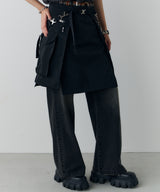 AIVER Atelier Made ソロテックスレイヤードスカート