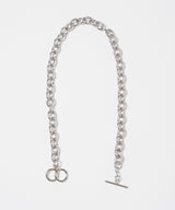 AFF AIVER サージカルダブルリングチェーンネックレス