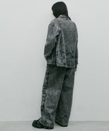 AIVER 硫化ペイントデニムシャツジャケット