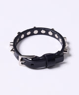 AIVER 1連スタッズレザーバングル