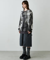 AFF AIVER ムラ染めニットL/S TEE