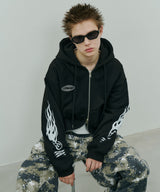 Johann×AIVER BOYダブルジップパーカー