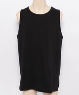 AFF AIVER 20/-シルケット天竺サイドスリットロングタンクトップ