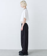 AIVER 16/-ウォッシュ天竺クロップドS/S TEE