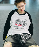 Johann×AIVER GIRLラグランロンTEE