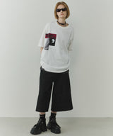 AIVER カットオフパッチS/S TEE