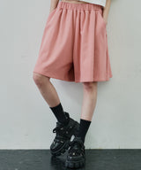 AIVER スウェットワイドバギーショートパンツ