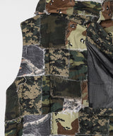 PALEDUSK×AIVER カモボロ3WAYフードシャツ