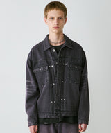 model:H185 B81 W65 H90 着用サイズ:MEDIUM (パープル系その他)