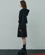 AIVER ヘビーウエイトクロップドフルジップパーカー