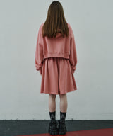 AIVER ヘビーウエイトクロップドフルジップパーカー