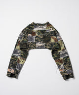 PALEDUSK×AIVER カモボロ3WAYフードシャツ