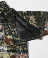 PALEDUSK×AIVER カモボロ3WAYフードシャツ