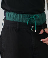 AIVER レイヤードバギーデニムスラックス