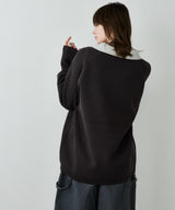 AIVER ナンバリングラグランニットポロ