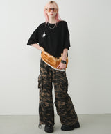 KODAI YASUNO×AIVER ハンドブリーチAブラックS/SビッグTEE