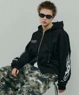 Johann×AIVER BOYダブルジップパーカー