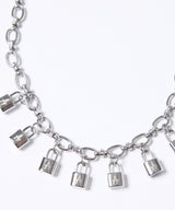 AIVER 8連パドロックネックレス