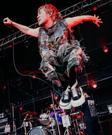 PALEDUSK×AIVER カモボロワイドクォーターパンツ