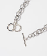 AFF AIVER サージカルダブルリングチェーンネックレス