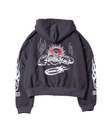 Johann×AIVER BOYダブルジップパーカー