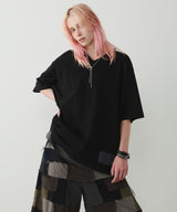 AIVER 30/2ウォッシュ天竺フットボールS/S TEE