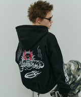 Johann×AIVER BOYダブルジップパーカー