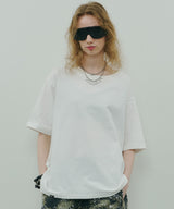 AFF AIVER 16/-ウォッシュ天竺コンパクトルーズS/S TEE