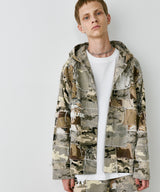 PALEDUSK×AIVER カモボロ3WAYフードシャツ