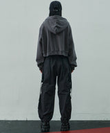 AIVER ヘビーウエイトクロップドフルジップパーカー