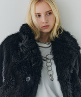 【一部予約】AIVER ショートフェイクファーコート