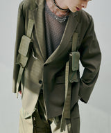 AIVER Atelier Made 高密度ギャバハーネステーラードジャケット