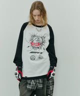 Johann×AIVER GIRLラグランロンTEE