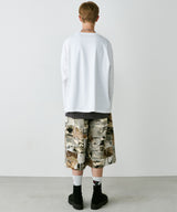 AIVER 30/2ウォッシュ天竺フットボールL/S TEE