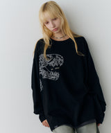 AIVER レックス刺繍L/S TEE