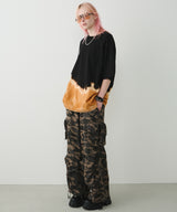 model:H174 B80 W61 H87 着用サイズ:MEDIUM (チャコールグレー)