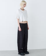 AIVER 16/-ウォッシュ天竺クロップドS/S TEE