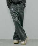 model:H186 B88 W70 H90 着用サイズ:MEDIUM (ブラック×シルバー)