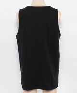 AFF AIVER 20/-シルケット天竺サイドスリットロングタンクトップ