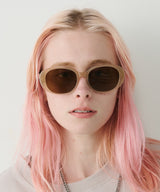 オーバルサングラス