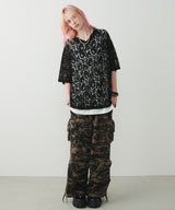 model:H174 B80 W61 H87 着用サイズ:MEDIUM (チャコールグレー)