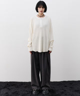 【予約】AIVER ヘビーワッフルヘンリーネックL/S TEE