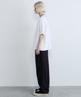 AIVER 30/2ウォッシュ天竺ガゼットポケットコンパクトS/S TEE