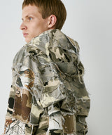 PALEDUSK×AIVER カモボロ3WAYフードシャツ