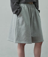 AIVER スウェットワイドバギーショートパンツ