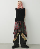 AFF AIVER 16/-ウォッシュ天竺N/S TEE (ショートレングス)