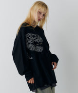 AIVER レックス刺繍L/S TEE